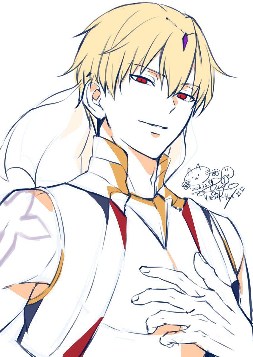 Illust_Man_2020's tweet photo. Fate ギルガメッシュrkgk
リクエスト1枚目 https://t.co/QPPJNOkizZ