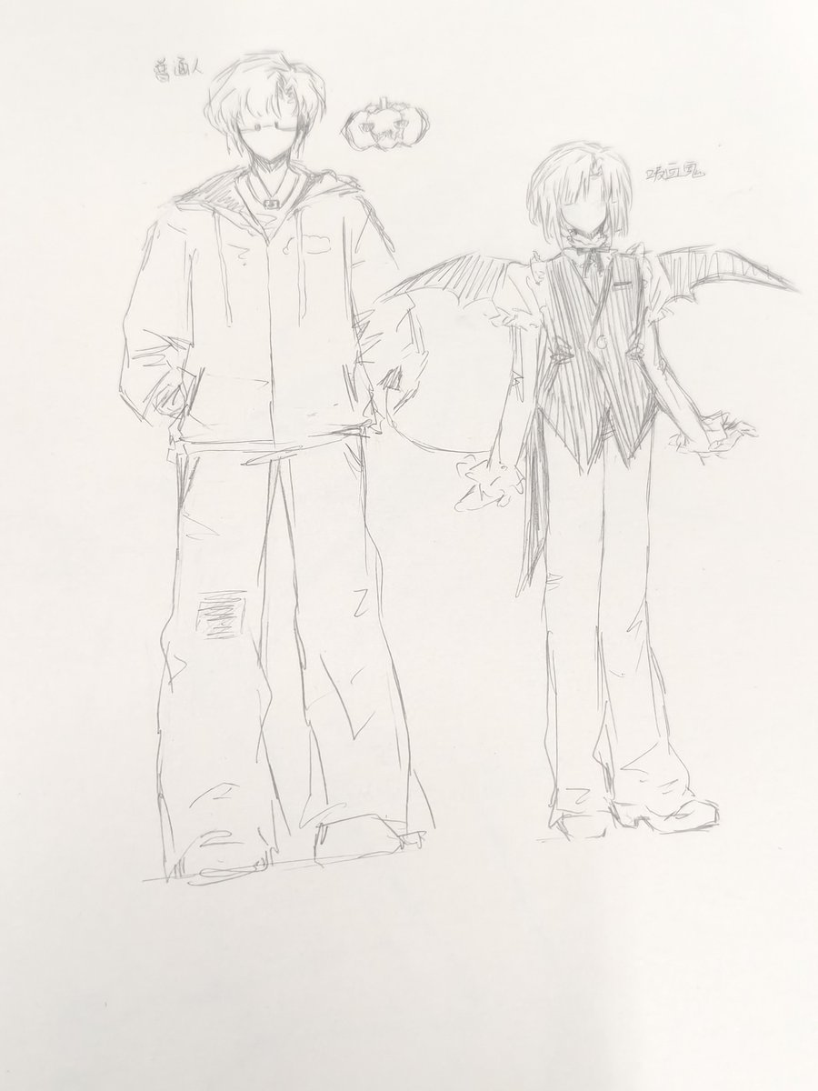 NaCl_ak's tweet photo. ハロウィンなら吸血鬼アキラ×人間緒方の絵を描きたい！！😌
後ろ2枚はお寺で見つけた子犬、とても人懐っこい——🫳🏻🫳🏻 https://t.co/AtA3vSK3jl