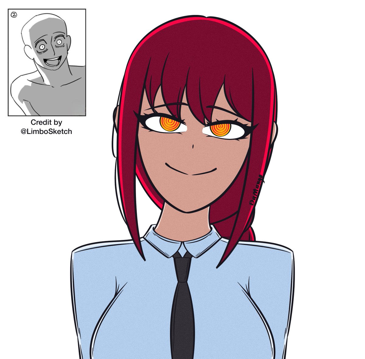 MrMango342's tweet photo. Yall fr love her so I finished the drawing :D
#chainsawman https://t.co/KhXgW0AuYU
