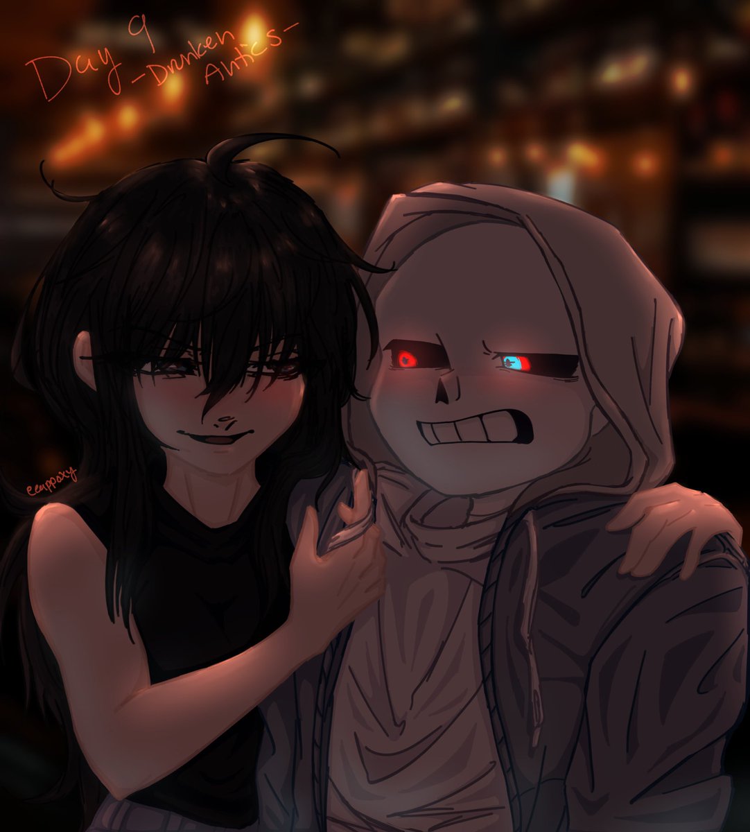eappoxy's tweet photo. Slowly but surely adding everything from my Tumblr to here…

This one was so fun to make!! Dust is embarrassed but not exactly pushing away… 🤣

#Dusttale #DustSans #sans #undertale #sansau #undertaleAU https://t.co/Y1DpjjZpbE