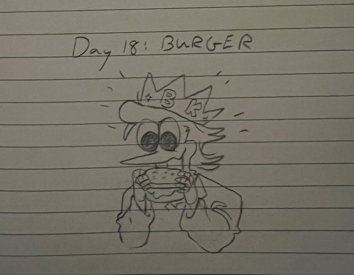 jigo_san's tweet photo. day 18 of #SPAMTOBER 

BURGER https://t.co/wbpXMXzJCd