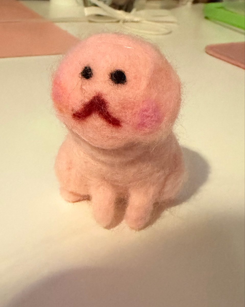 999sleepy's tweet photo. 😭my sister has never felted before and for her first creation i asked her to make me one https://t.co/oG61fVtmLt