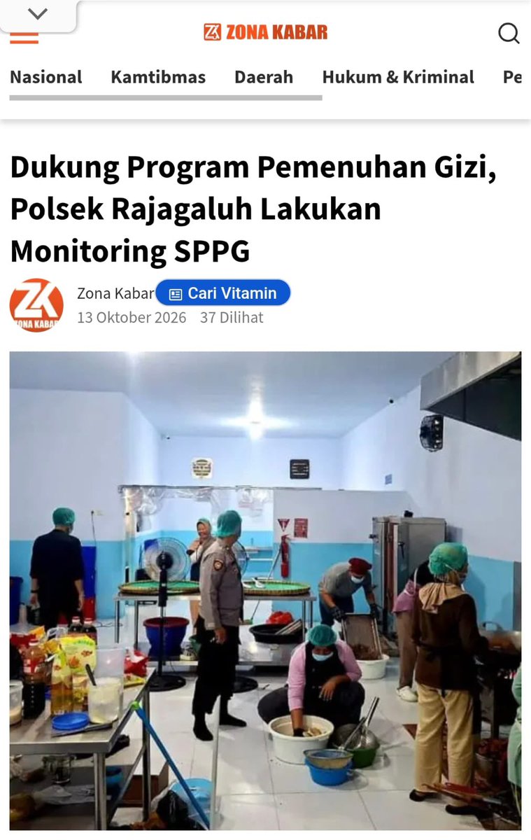 amarakimssz's tweet photo. yapss sebagai salah satu upaya polri dalam Kontribusi Memajukan Bangsa dengan lakukan monitoring sppg demi dukung program pemenuhan gizi👍🏻#UpayaDukungKeberhasilan https://t.co/tYbtuou9sF