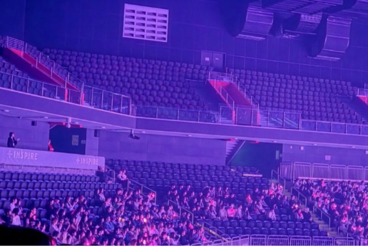 OxfordYale's tweet photo. Multiple n1 songs in Korea, yet no one bought tickets for Illit concert😭 https://t.co/mugnIBoDdN