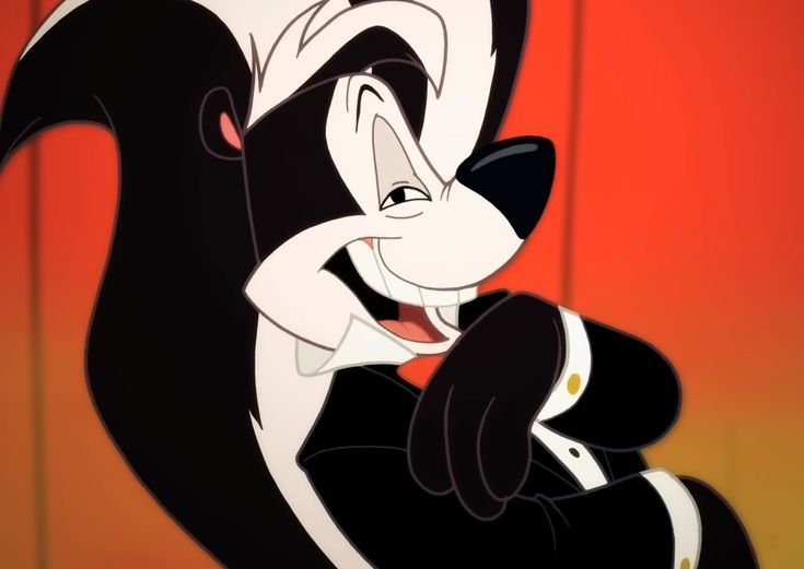 Mang0Wang0_'s tweet photo. Quiero expresar lo pinches sexy que se ve Le pew, más en su video musical del show, 
Un romántico, atento, sensual, era un 10/10 
El único defecto de este wey era oler a fundillo. 

Y que siempre me parecido atractivo en caricaturas que hagan las líneas rectas de los dientes. https://t.co/AxQ1FmLqox