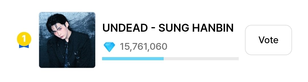 SungHanbinVT's tweet photo. [𝟑𝟎 𝐌𝐈𝐍𝐒‼️] 𝙏𝙃𝙀 𝙎𝙃𝙊𝙒 𝙋𝙍𝙀-𝙑𝙊𝙏𝙄𝙉𝙂

MASS VOTING WAVE 1 STARTS NOW!

🖇 Vote: https://t.co/xgVEoblD7k
🗳️ Status: 1st
🎯 Goal: Top 1
📅 End: October 19, 2026 (10AM KST)
🎁 Reward: The Show Trophy 🏆

⚠️ We have limited data regarding our digitals and taking into consideration that our worthy competitors will surely have significant digital points, WINNING THIS VOTE IS CRUCIAL.

#VOTESUNGHANBIN_UNDEAD #SUNGHANBIN #성한빈 #ソンハンビン #ZEROBASEONE #제로베이스원