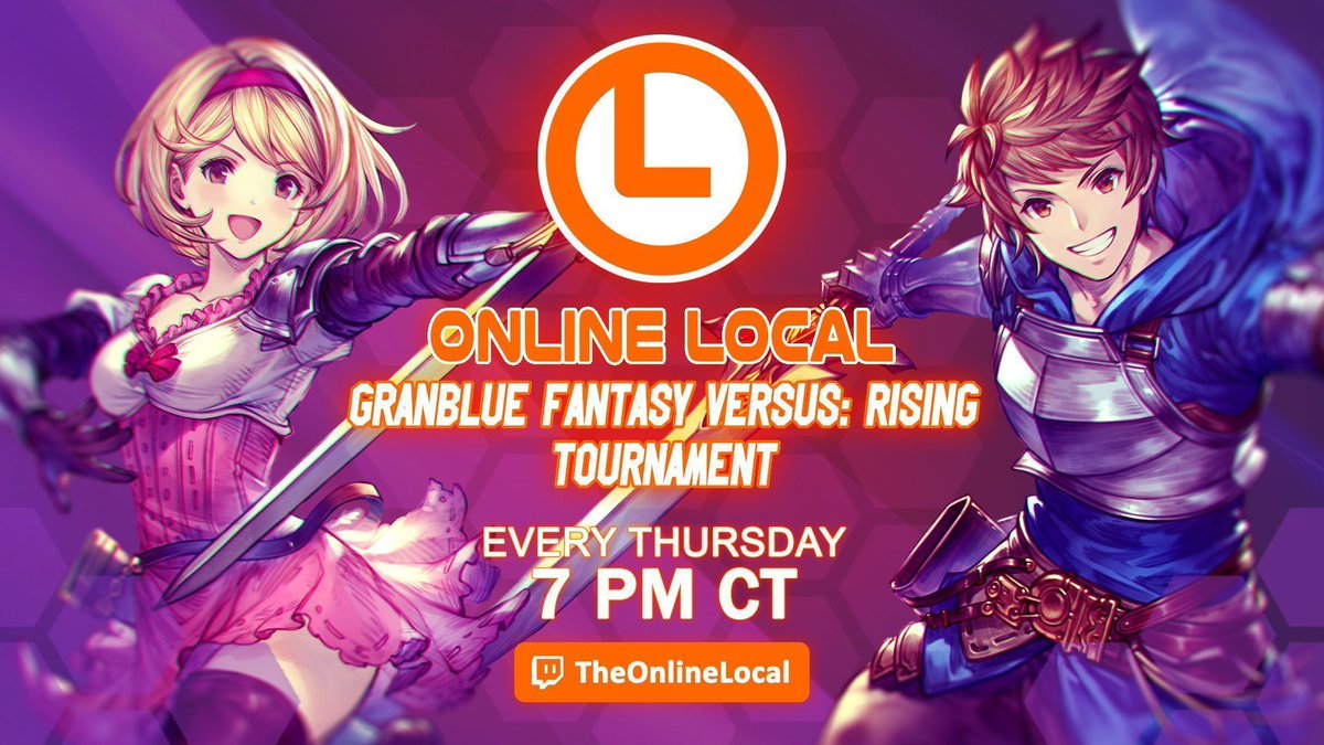 TheOnlineLocal's tweet photo. This week it's double elimination!
Granblue Fantasy Versus Rising #gbvsr
22 October at 5pm PT/7pm CT/8pm ET
https://t.co/Ei6vClISTG
💰 https://t.co/MbAo9Z7u0U
Guilty Gear Strive #ggst
24 October at 5pm PT/7pm CT/8pm ET
https://t.co/7f3iVJtOh1
💰 https://t.co/wMoqrYugOi https://t.co/8Yqw9B8yk7