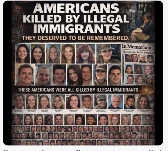 PROUDAMERI18643's tweet photo. @RobertKort1 vote red. vote republican, the biden administrations 25 million plus illegal criminal immigrants,or vote for liberals &amp; open the border again and destroy America for good! https://t.co/wpTtbeEGYW