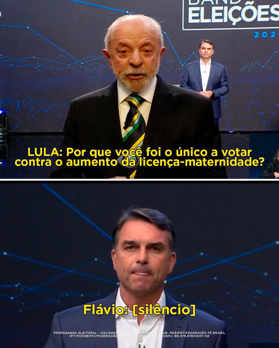 SteffenTania's tweet photo. #ExercitoDoLulaNaBand   
#FlaviorespondeaoLula https://t.co/2uL3p80554