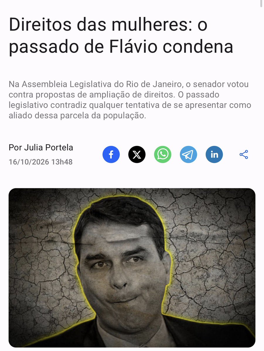 _janoninho's tweet photo. Responde Flávio: 

O QUE FLÁVIO BOLSONARO TEM CONTRA AS MULHERES? https://t.co/R3m4GJ62Qh
