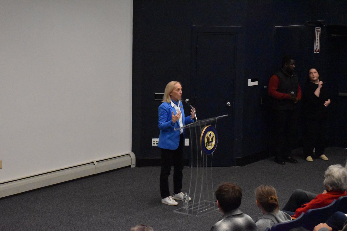 RepMGS's tweet photo. Your vote is your voice, and our democratic process only works if you participate. Every American should be able to exercise their right to vote without intimidation, and state and local election officials should be able to run elections without federal interference.

Yesterday, I hosted a voting rights town hall at Villanova University. My team and I had the opportunity to hear directly from constituents and discuss a range of questions about voting rights as we approach the upcoming midterm elections.