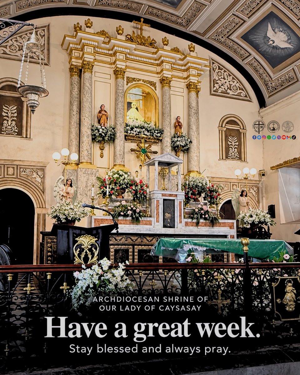YACmomqpm's tweet photo. Before the week gets busy, begin with God.
Our Lady of Caysasay, pray for us and lead us closer to your Son, Jesus.
Have a great week. Stay blessed and always pray!
#BlessedWeek #AlwaysPray
#YAC #YMAC #WordInUs
#PrayAlways #OnlineMissionary
#YACproductions #DigitalMissionary https://t.co/EyVRo5oyU8