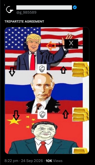 GnosticWatcher's tweet photo. It's time... It's happening. We've seen this coming for a long time now.

@g_985589 foretold it, today.

And today, the announcement arrives.

Perfect timing. As usual. 👀🔥 https://t.co/iOHHuPA4xO