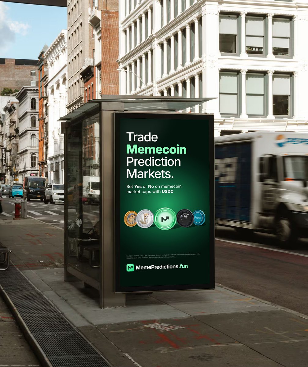 MemePredictfun's tweet photo. https://t.co/WX96PrZExO beta is now live. 

Create your MemePredictions account today, and receive USDC for beta testing the future of memecoins. https://t.co/xWulqGPUP0