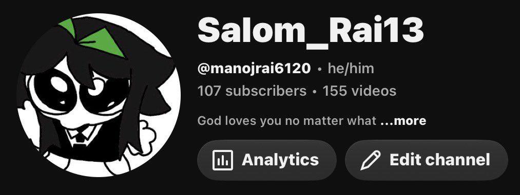 ManojRa11003977's tweet photo. @Skullz_Skeleton Okay bro my channel isn’t THAT bad🫩 https://t.co/iNu1Ng1X6a