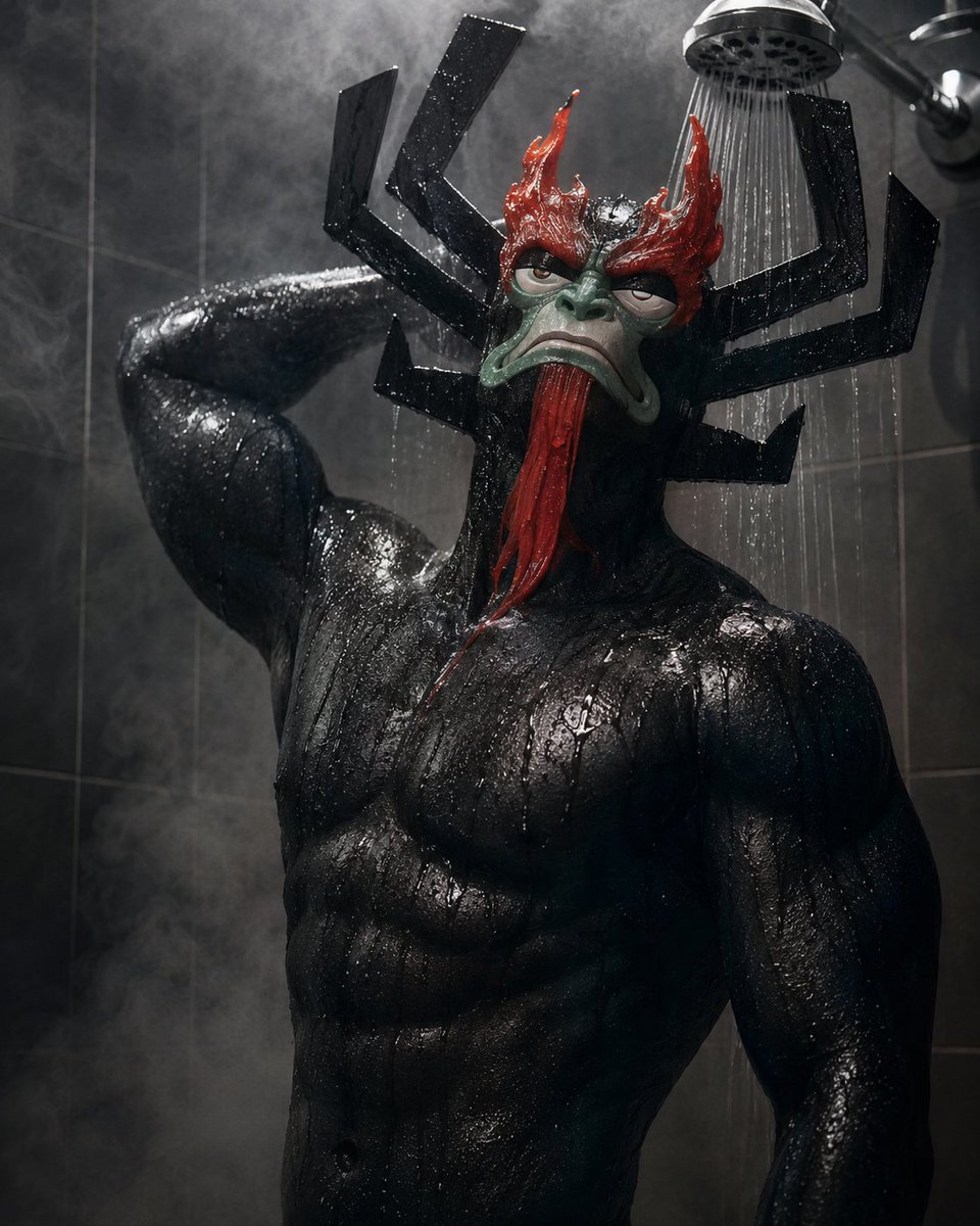 Hawtdemondude's tweet photo. Good evening foolish mortals! Im currently taking a shower https://t.co/Ljja9XmWTi