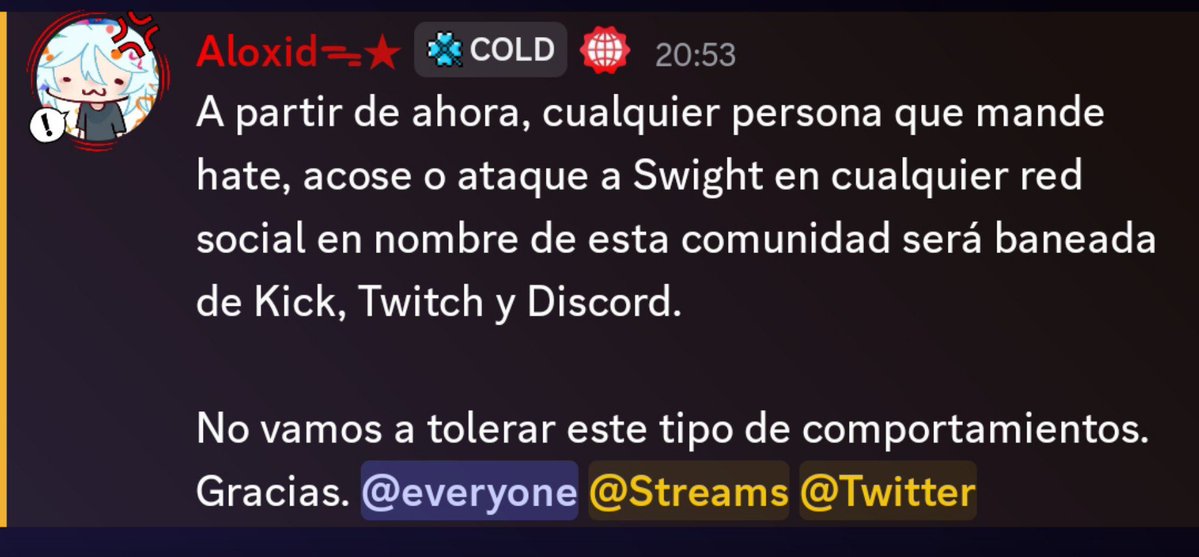 coldifiedupd's tweet photo. 📣ㅤ𐔌͡ㅤׅㅤMods vía Discord ㅤׅㅤㅤ𐨂 https://t.co/8dG70A5GMI