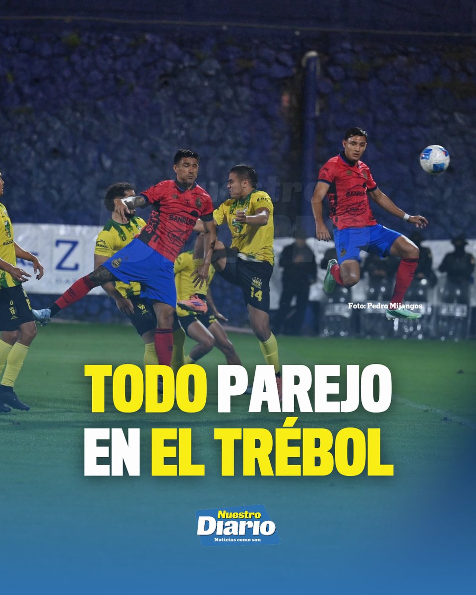 UNO PARA CADA UNO 👹⚽️🐥 Al cierre del primer tiempo, Municipal y Guastatoya empatan 1-1 en el estadio El Trébol. 🎯 José Mena adelantó a los rojos, pero Ema…