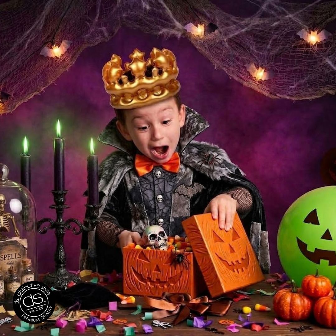 DSstyles's tweet photo. Spooktacular Golden Crown! 👑✨
Limited Halloween Stock! Grab yours now before it vanishes into the night:
https://t.co/03CeRnscU5
Unleash your inner Dark King or Vampire Queen this Halloween! 🦇
#Halloween #halloweencostume #spookyseason #costumeaccessories #PartyAccessories https://t.co/GN9SA1YE8A