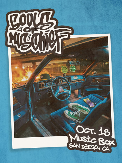 MusicBoxSD's tweet photo. HITTING THE STAGE TONIGHT: SOULS OF MISCHIEF 🎤

Celebrating over three decades of hip-hop legacy. Oakland's own Souls of Mischief bring their iconic lyricism and timeless sound to the stage. 🔥

DOORS 7PM // 21+ // $28

https://t.co/dUin0pd9XU https://t.co/gz1NnI78JU