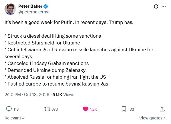 Putin is worried about the midterms.