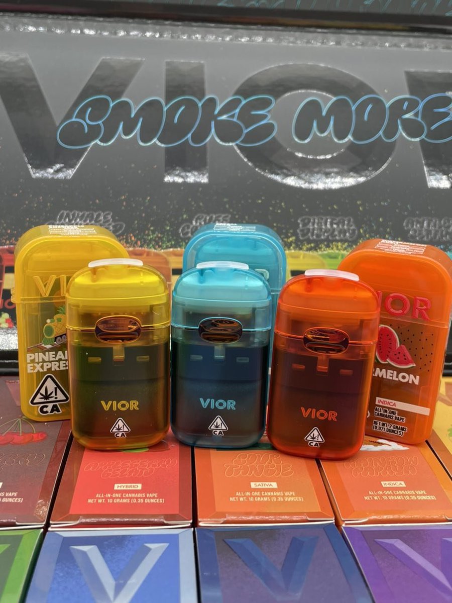 packmansbf0's tweet photo. ⬆️ VIOR 2g live resin disposables
Dope device with lots of bomb flavors
Licensed brand sold in dispensaries https://t.co/BBa7uxDUbK