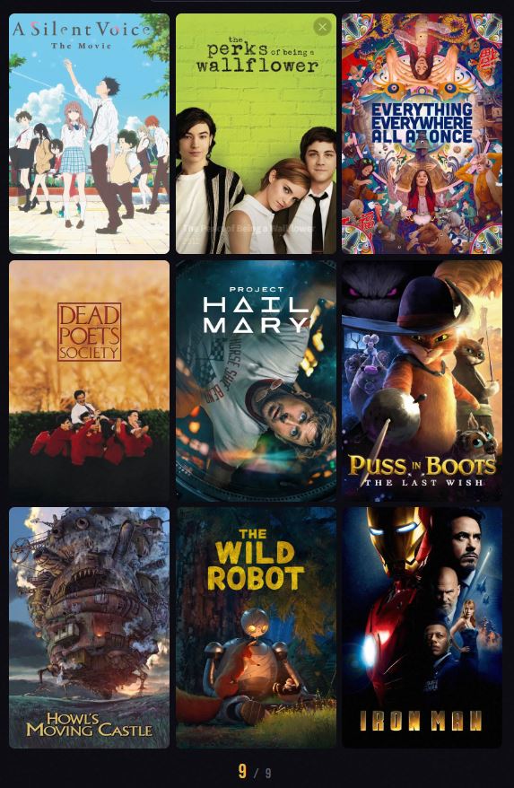 nene_fae's tweet photo. @PhoenixxVT These are mine; basically movies that made me cry or inspired me to study/love STEAM https://t.co/kKDfijERmB
