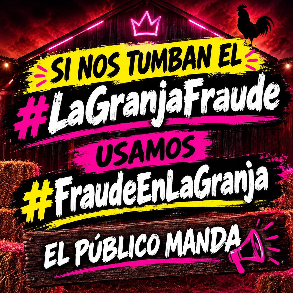 RealitysTeamMex's tweet photo. Hagamos tendencia #1, el público manda 

#LaGranjaFraude 
#FraudeEnLaGranja 

🚨🚨🚨🚨🚨🚨🚨🚨🚨 https://t.co/lc3vDknAgM