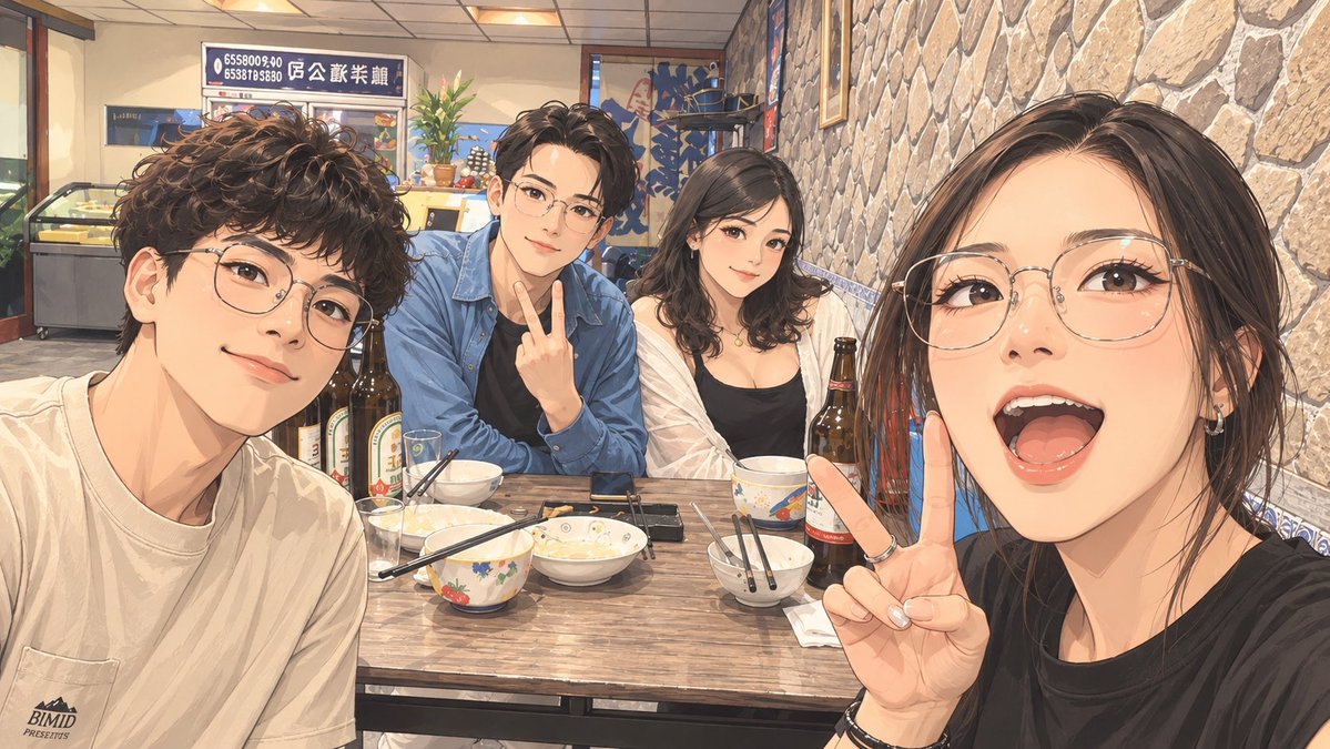 CXINTHUNG's tweet photo. 約了推友見面🤭@meky123mm 

一場臨時起意的宵夜🌙
兩對情侶，從陌生到一起聊天、吃宵夜
分享彼此的日常🍻

有時候，生活就是需要一點臨時起意的小樂趣✨
很開心能認識新朋友，也期待下次再一起玩！

有沒有新朋朋也要來找我們聊天💬❤️

#台中情侶 https://t.co/WfCE84I4bx