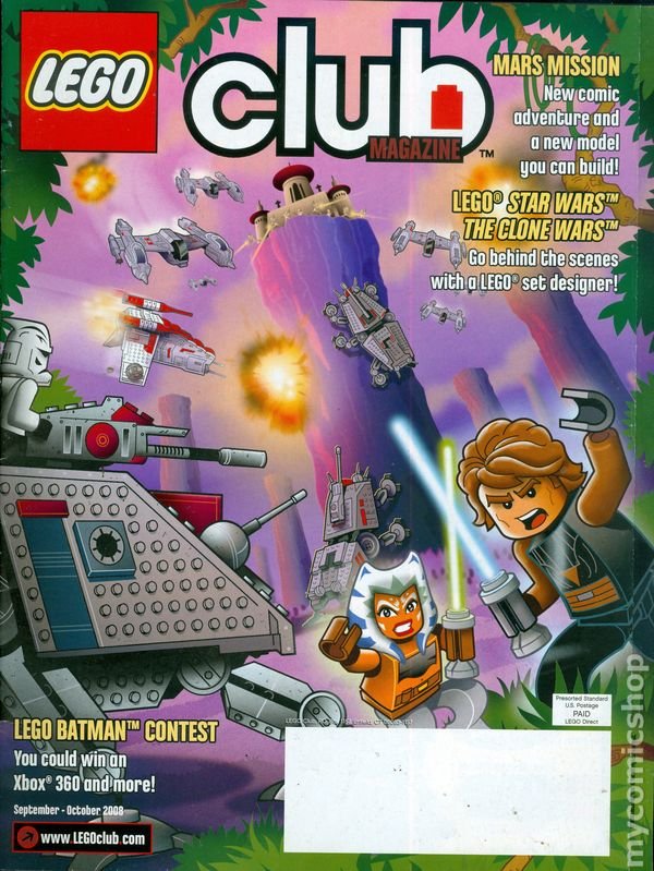kybercarter's tweet photo. real ones remember getting hyped when star wars (or ninjago) made the front page of the lego club magazine 😤 https://t.co/zBooTwhelJ