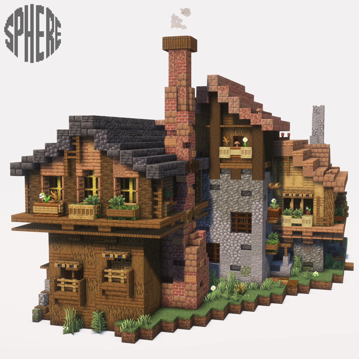 SphereEchoMain's tweet photo. Medieval House #6
#Minecraft #Building #MinecraftBuild #Build

Download on Patreon(bio) https://t.co/5Mqpjjmpfn