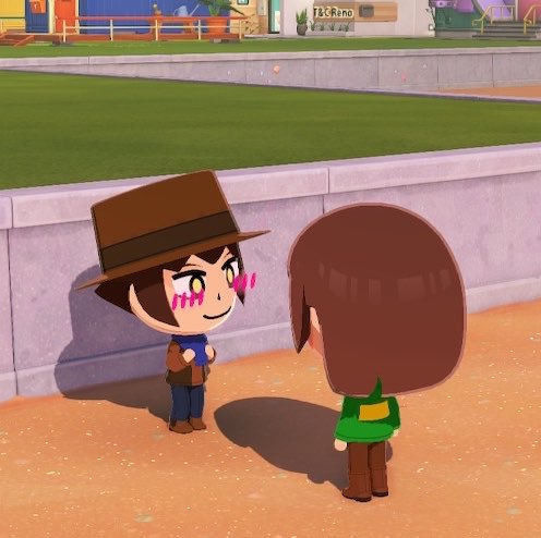 CepixLCP's tweet photo. Había hecho a Clover en el Tomodachi, y lo primero que hizo fue enamorarse de Chara https://t.co/Rhhbr1ZqUW