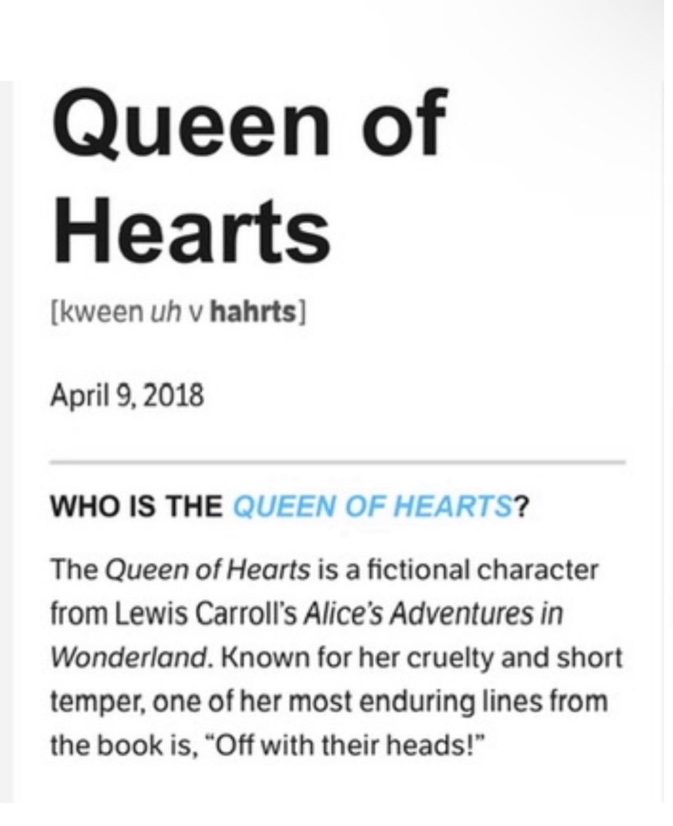 WeTheAnonn17's tweet photo. Off with their heads! 👀
Playin’ with the Queen of Hearts.❤️ 
Knowing it ain’t really smart
Joker ain’t the only fool
Who’ll do anything for you. ♠️ https://t.co/ODowJSnsc5
