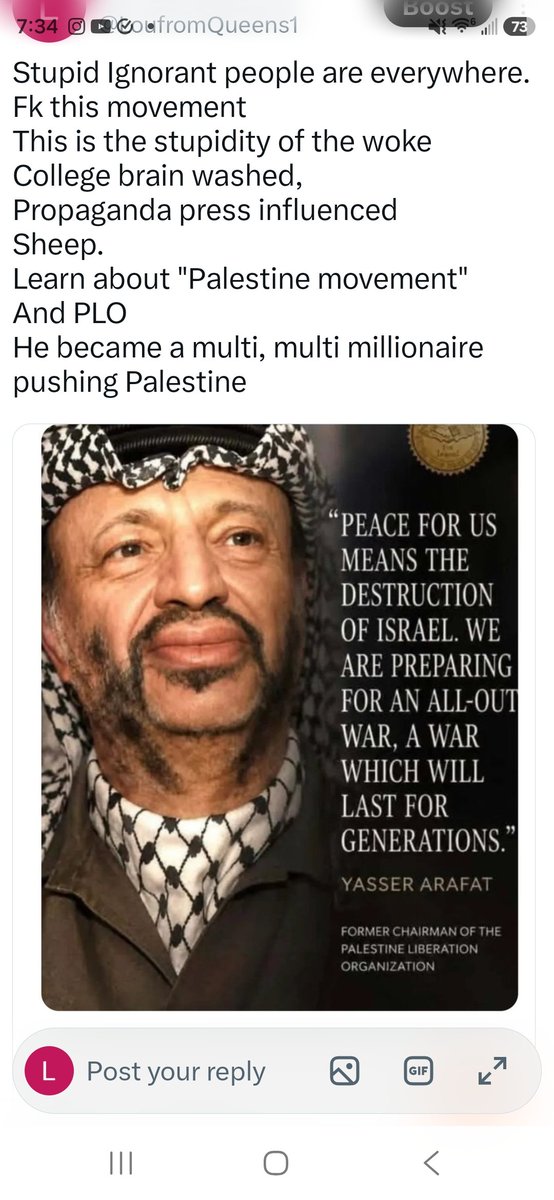 LoufromQueens1's tweet photo. @bitcoins1stlady Ash
You are an Ass.
Evil is Oslam and hate it's Hamas
Fk Off https://t.co/EFOviVwZ3o