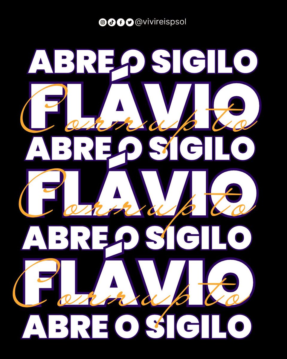 vivireispsol's tweet photo. Quem não deve não teme! #abreosigiloflavio https://t.co/3v5CKQqlt9