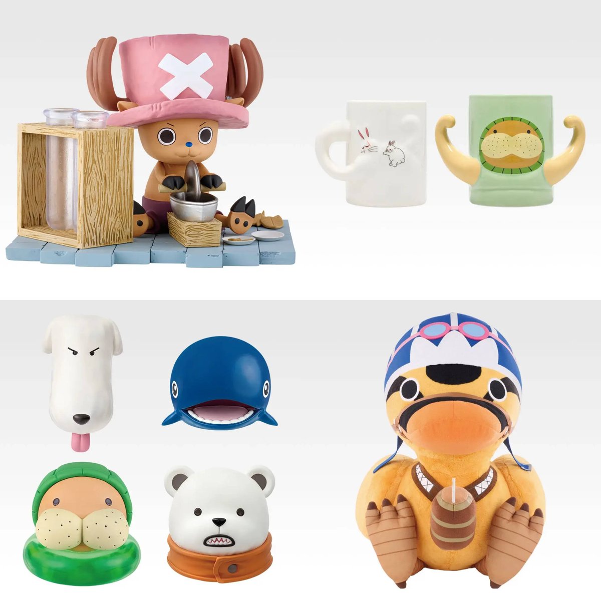 guernicass4's tweet photo. 一番くじ ワンピース～あにまる大集合！～

11月14日発売予定
1回750円

全ラインナップ公開されました！

A賞 チョッパーのマルチスタンド

B賞 あにまるブランケット

C賞 あにまるマグカップ

D賞 ヘッドマグネット

E賞 タオルコレクション

F賞 超カルガモ部隊 アクリルスタンド

G賞 あにまるステッカーコレクション

H賞 あにまるラバーコレクション

ラストワン賞 カルー ビッグぬいぐるみ

https://t.co/cEKm9XFrPR