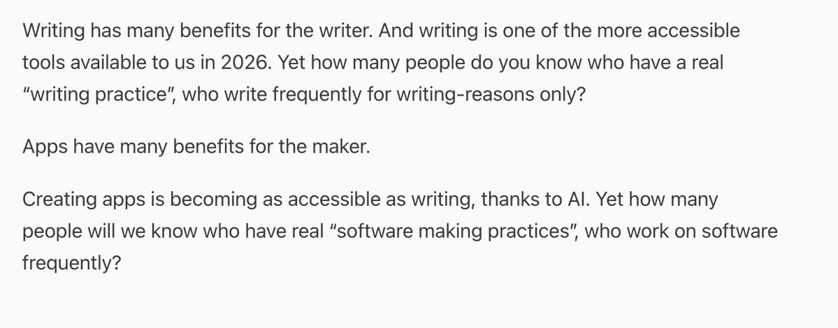 onlyfootnotes's tweet photo. apps are becoming more like writing https://t.co/GNxmS9whV3