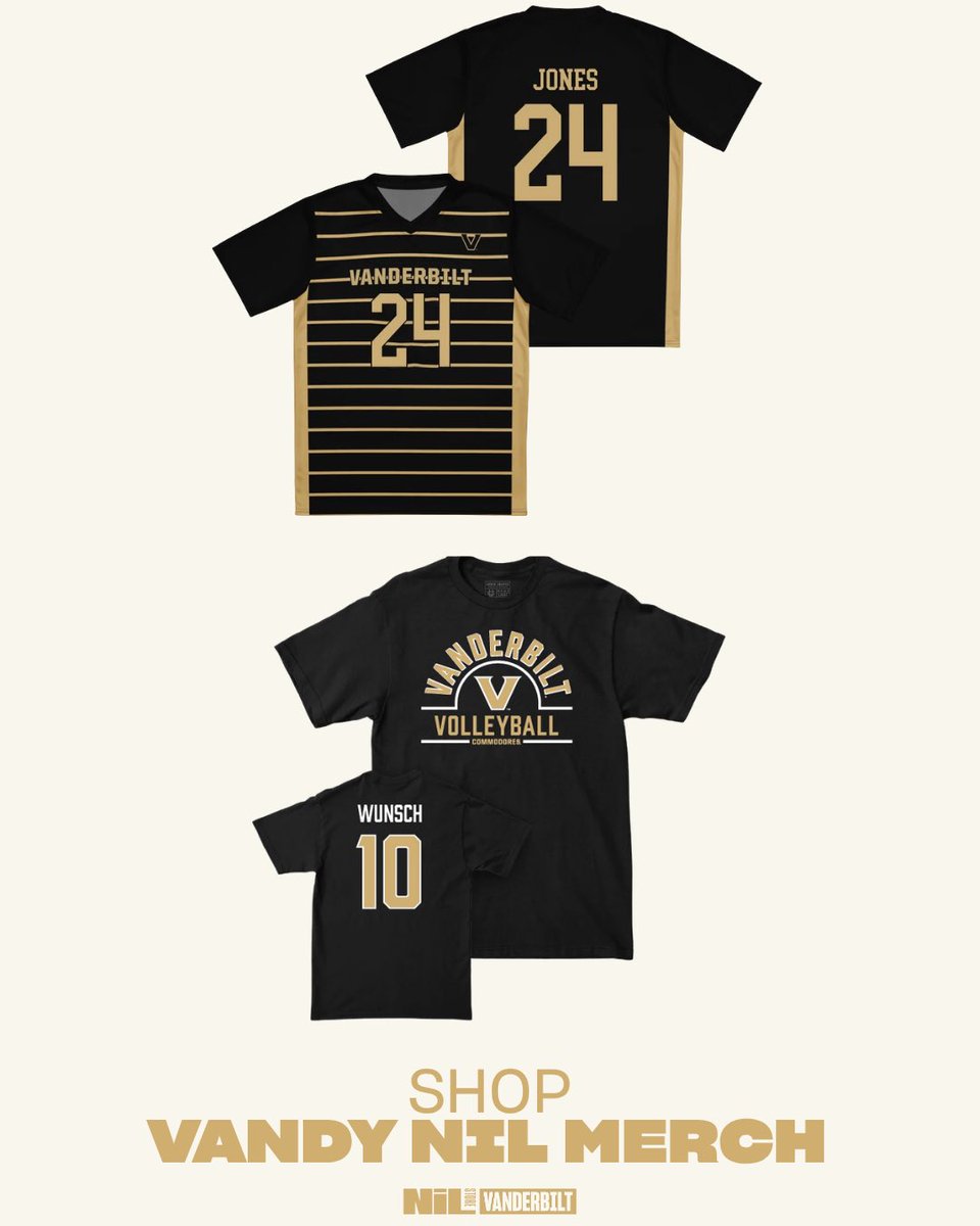 NILStoreVandy's tweet photo. Sunday funday for @VandyVolleyball &amp; @VandySoccer ⚓️⬇️

Visit our website to shop their merch and support your favorite athletes! Link below to shop, every purchase directly supports them! 💛🖤

Shop: https://t.co/uGstNWaHOu https://t.co/E0dB8QYsoc