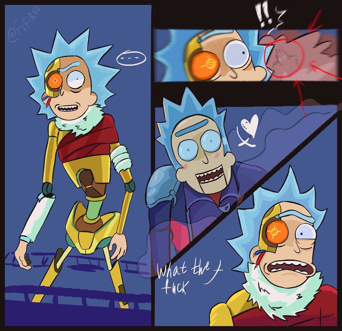 Fefirko's tweet photo. Oh no #prickcest #rickAndMorty https://t.co/CW2NKodGlR