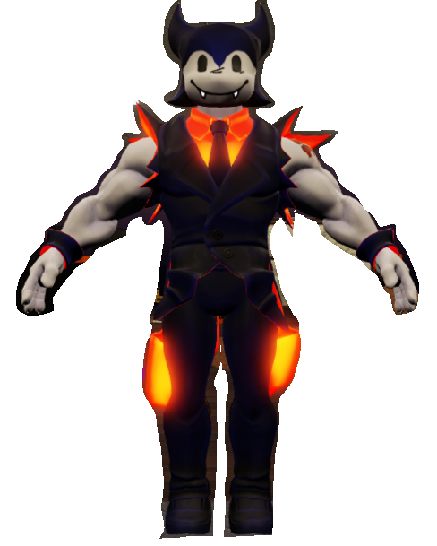 Dumb_Eyez's tweet photo. fangsworth looks like he’s a Halloween skin for that one Fortnite cat https://t.co/H35ipLESfS
