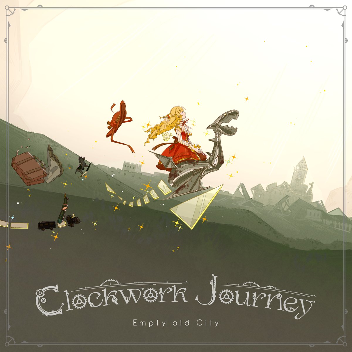 Empty old City 第二张概念 EP《Clockwork Journey》发布信息 · 来源图片
