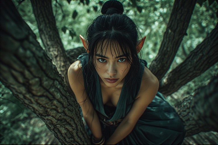 BlackXElf's tweet photo. Ninja Elves Lurking In The Trees https://t.co/f4E0Gp8aZw