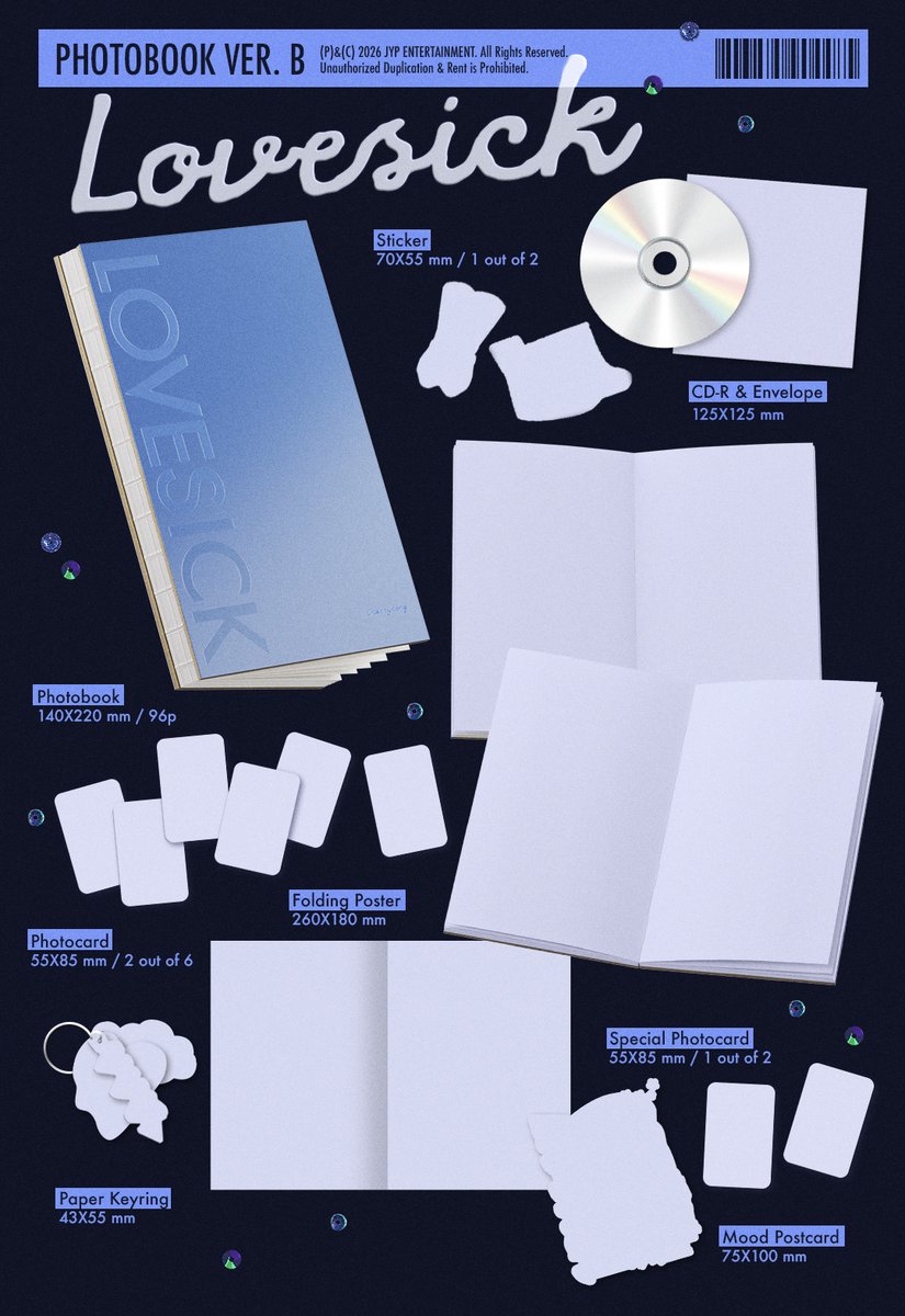 ITZYofficial's tweet photo. CHAERYEONG <Lovesick> PRE-ORDER ✨US✨
PHOTOBOOK A/B VER.

🔗 https://t.co/8vFSFnd4Yu

💿 ITZY SHOP / SIGNED POSTCARD

📌 US Physical
2026.11.13 FRI (Street Time)

#ITZY #MIDZY @ITZYofficial 
#CHAERYEONG #채령
#Chaeryeong_Lovesick https://t.co/eqthw6yWtG