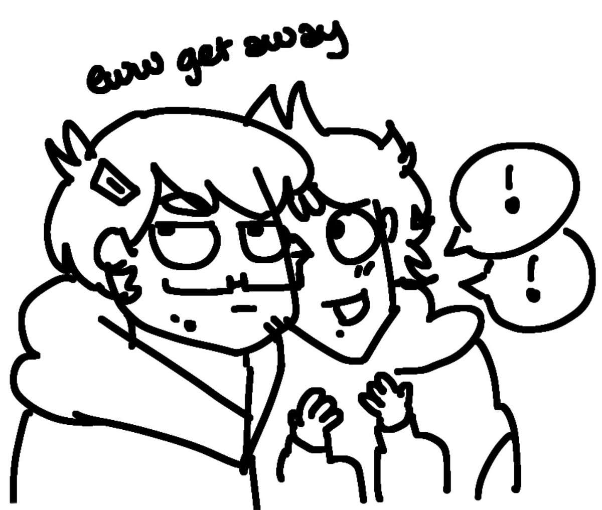 yummiestar's tweet photo. Just wait until tord learns about personal space https://t.co/VhzxckXcxD
