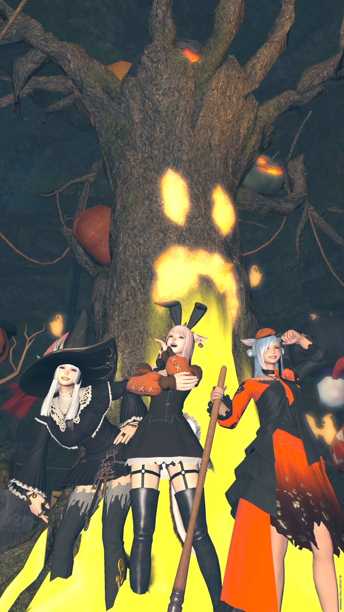 Milkyrobin777's tweet photo. 👻お前たち最高ﾀﾞｼﾞｪｪｪｪ〜🎃

#FF14  #ミコッテ　#守護天節2026 https://t.co/TsmTkDDHyN