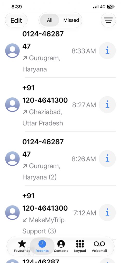 MHQasmi's tweet photo. @makemytripcare Does it make any difference to you ??  You penalise customer for delay. But do you listen ? And compensate them ever ? https://t.co/DnPF4Cato9