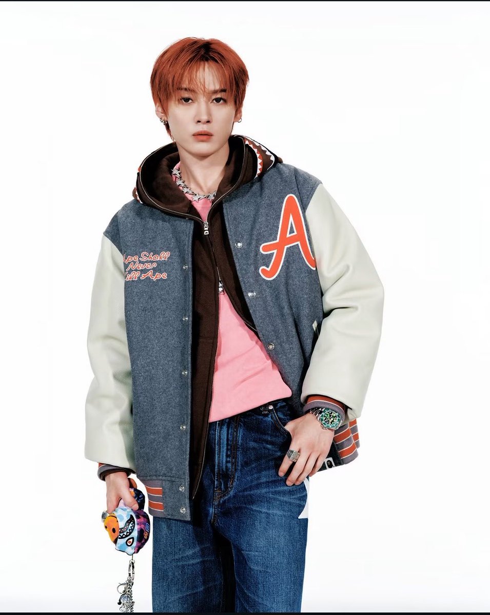 leeknowarchive's tweet photo. Lee Know for BAPE https://t.co/oPxoWhVdHt