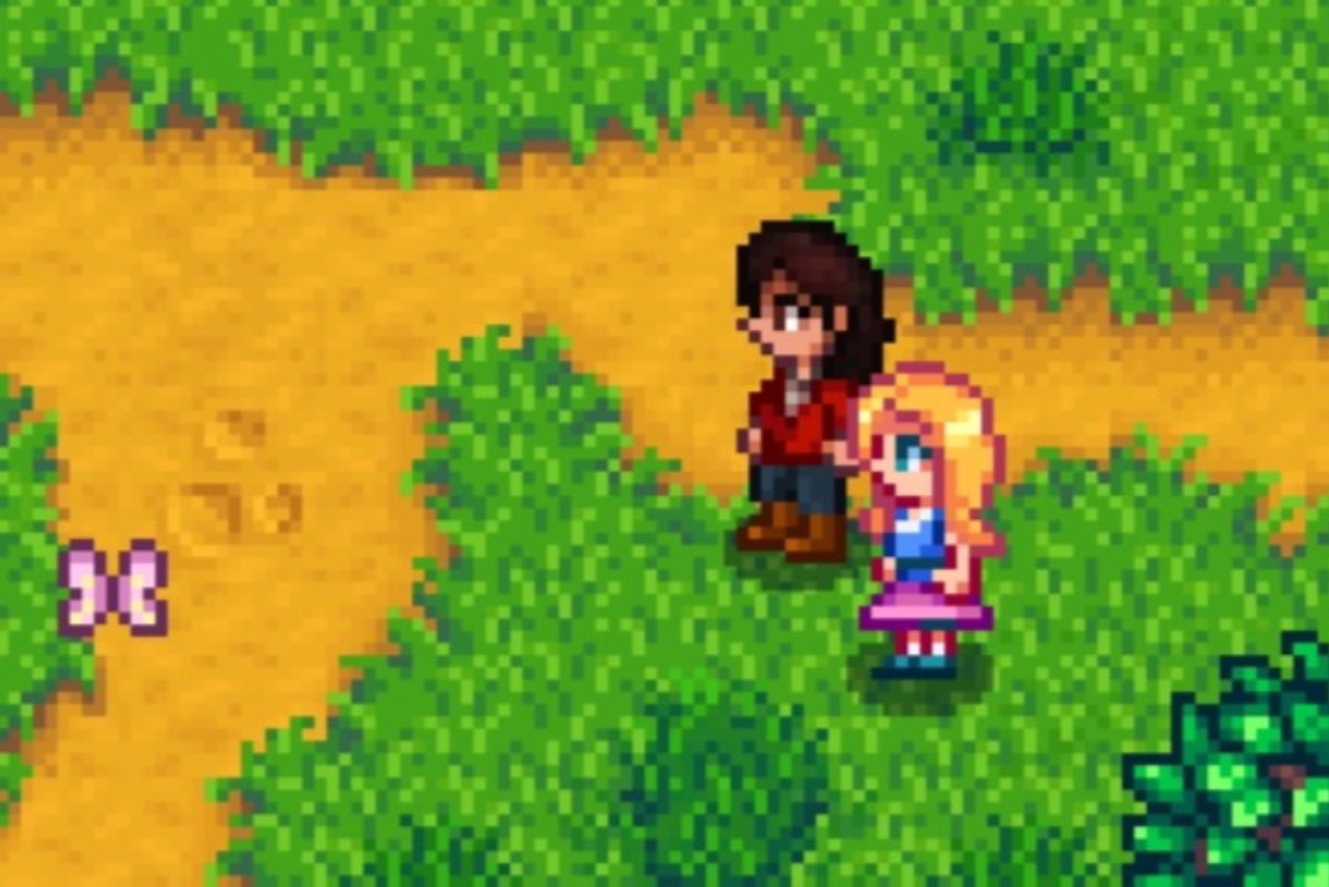 oehretic's tweet photo. the show not even out and im here making a farmer named Elise to fall in love haley (Anya) #anyaelise #thebody https://t.co/rulqAu8u75