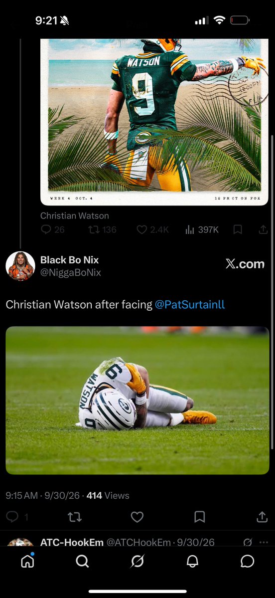 NiggaBoNix's tweet photo. The Green Bay Packers really blocked me for this tweet lol https://t.co/1fzoReHAjN