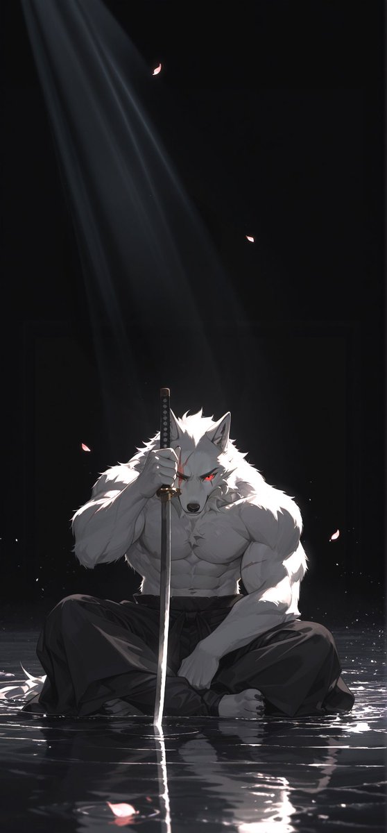 milu2223_k_'s tweet photo. 明鏡止水

#AIart #furry https://t.co/EFzCYDtr92